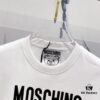 MOSCHINO Bear Logo 260g Crew Neck Short Sleeve T-Shirt