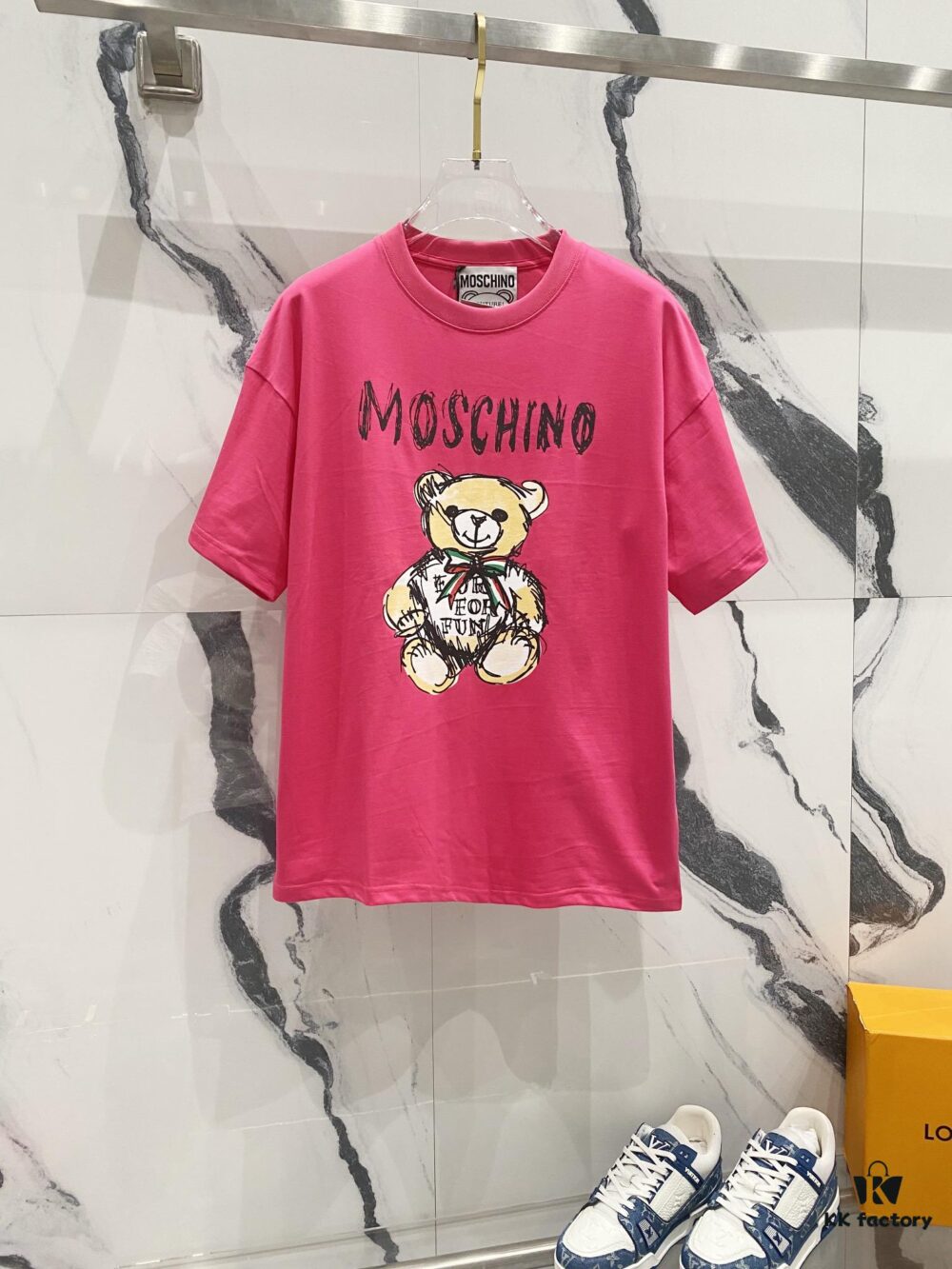 MOSCHINO Crew Neck Short Sleeve T-Shirt 260g