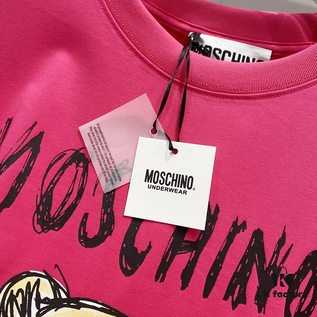 MOSCHINO Crew Neck Short Sleeve T-Shirt 260g