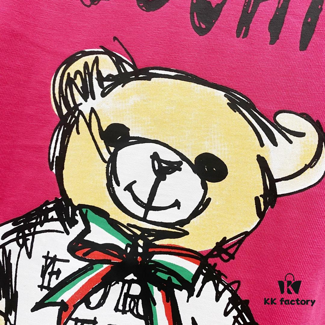 MOSCHINO Crew Neck Short Sleeve T-Shirt 260g