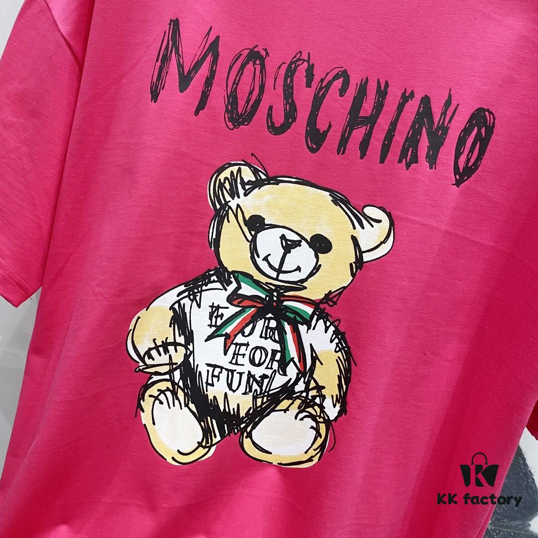 MOSCHINO Crew Neck Short Sleeve T-Shirt 260g