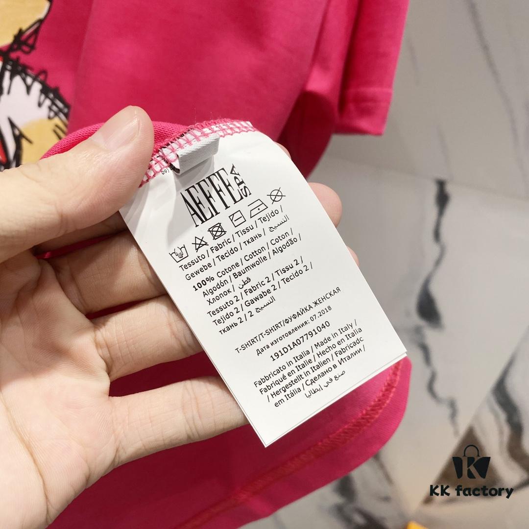 MOSCHINO Crew Neck Short Sleeve T-Shirt 260g