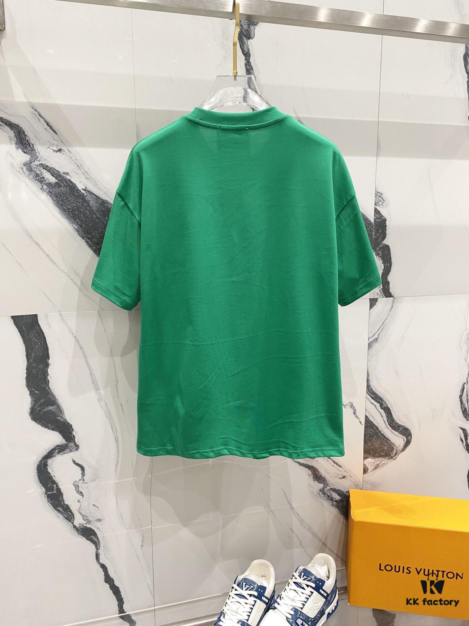 MOSCHINO 260g Crew Neck Short Sleeve T-Shirt with Classic Brand Logo Puff Print