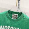 MOSCHINO 260g Crew Neck Short Sleeve T-Shirt with Classic Brand Logo Puff Print