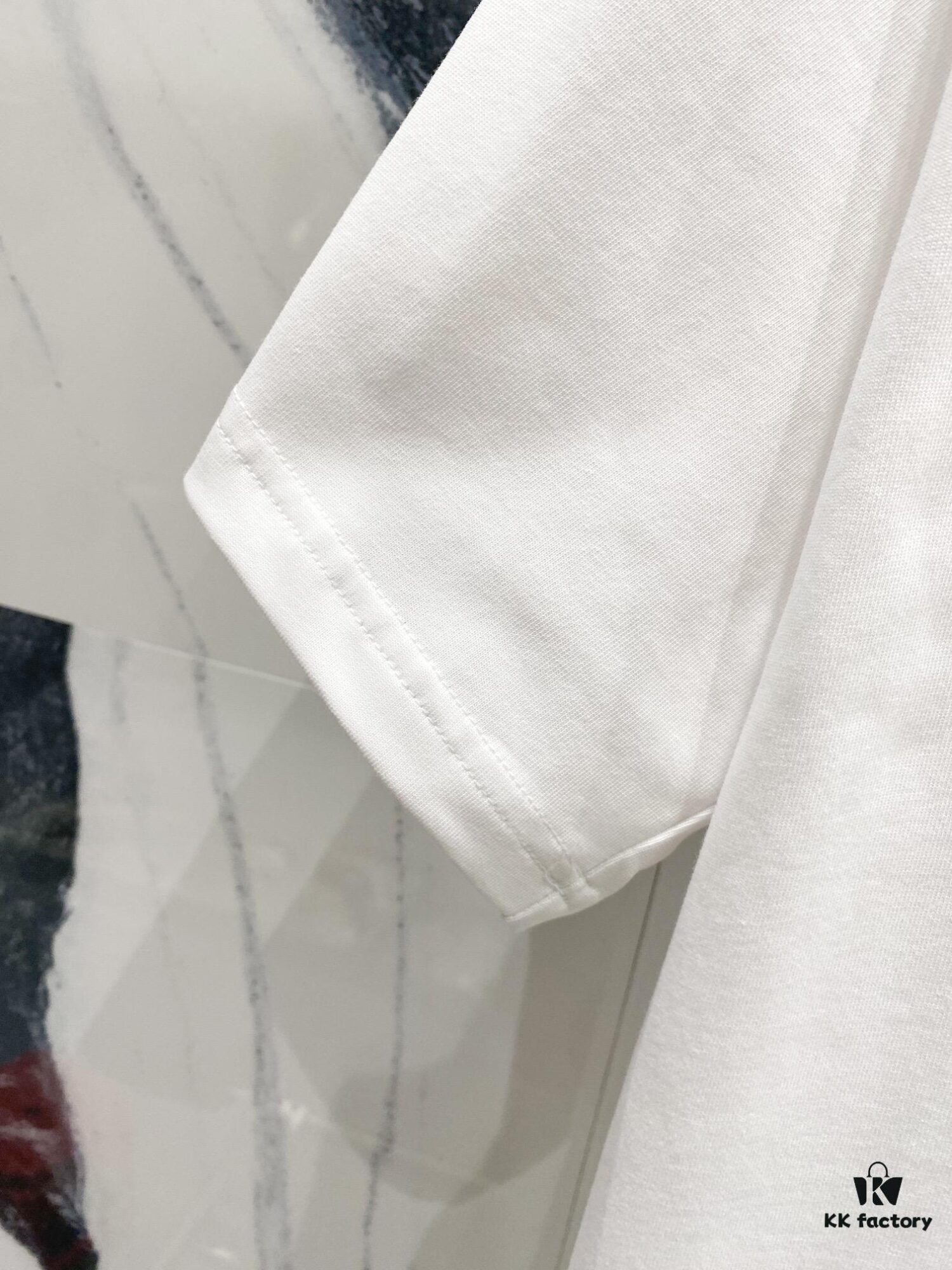 MOSCHINO 260g Crew Neck Short Sleeve T-Shirt with Classic Brand Letter Foil Logo