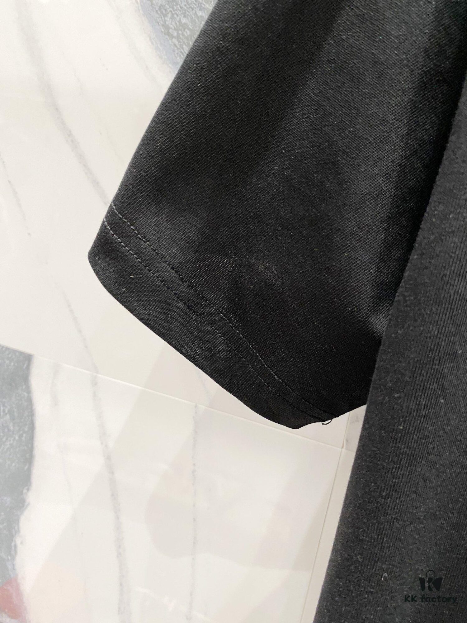 MOSCHINO 260g Crew Neck Short Sleeve T-Shirt with Classic Brand Logo Foil Print