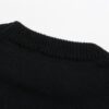 McQueen New Sweater with Embroidered Logo Woolen Pullover