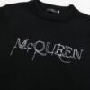 McQueen New Sweater with Embroidered Logo Woolen Pullover