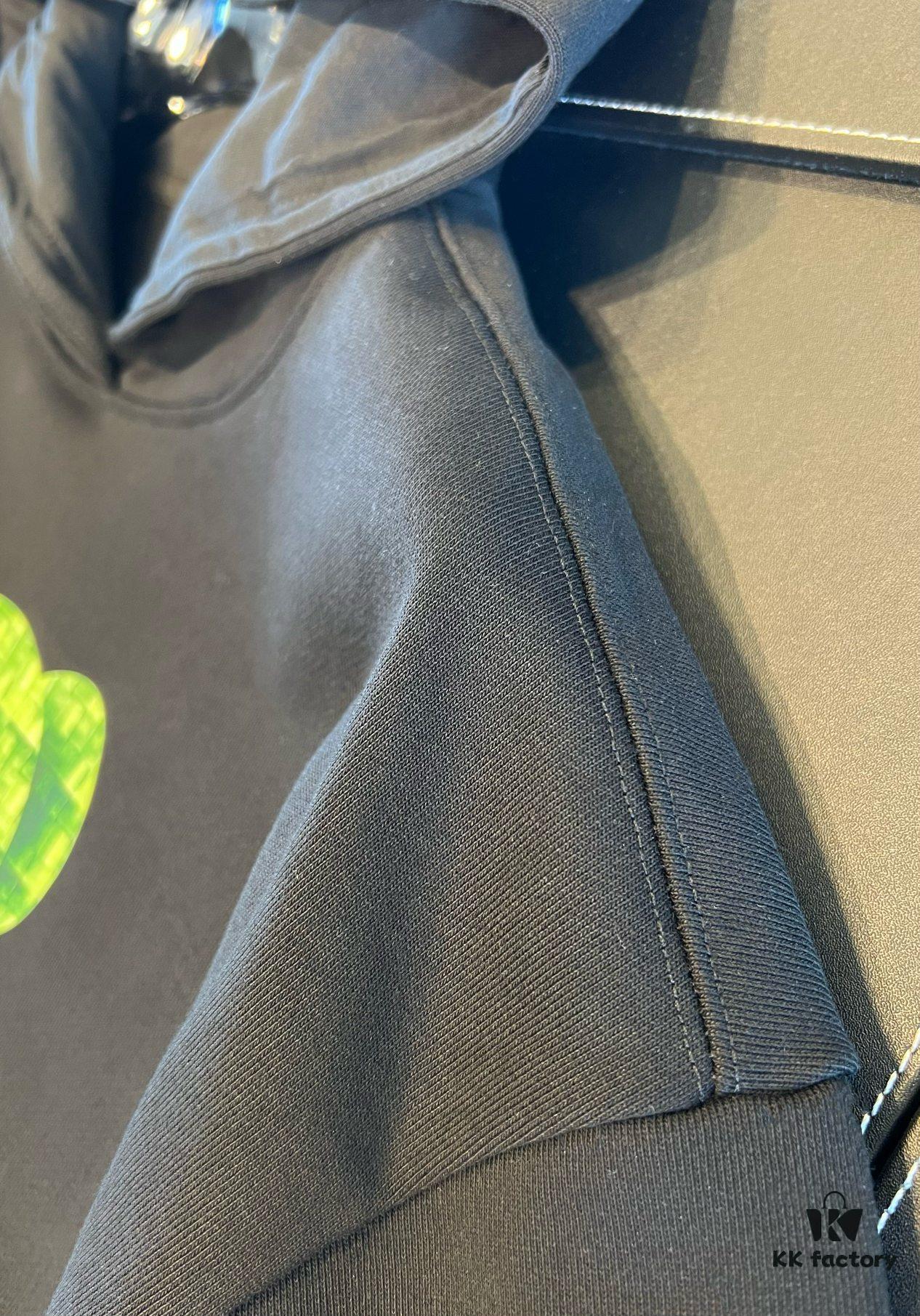 MOSCHINO – 2024 New Autumn/Winter 420g Hoodie with Cartoon Bear and Classic Letter Rhinestone Print, Elegant Drape Design, Unisex Style