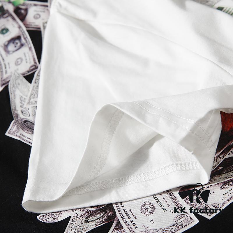 Moschino New Arrival Bear Print Logo Digital Printing Design Black and White S-XXL