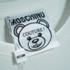 MOSCHINO Autumn-Winter New Arrival 230g Double-Ply 32-Single Yarn 100% Cotton Fabric with Direct-to-Garment Digital Print on Front and Back Unisex Design
