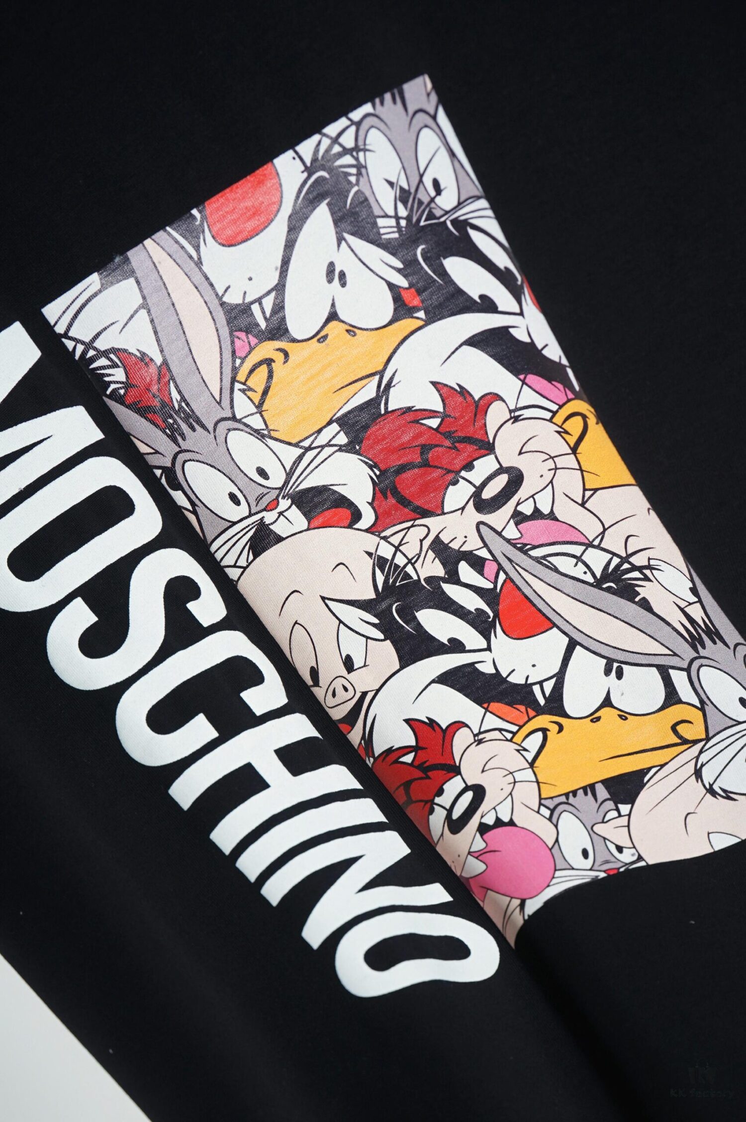 Q651#♈️ Premium Cotton Double-Yarn 230g 32s Dual-Ply Pure Cotton Fabric Short Sleeve T-Shirt Unisex Design in Black and White