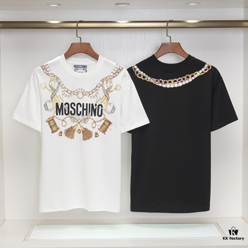 Q678 #♈️ 230g Double-Yarn 32s Pure Cotton Short Sleeve T-Shirt Unisex New Model