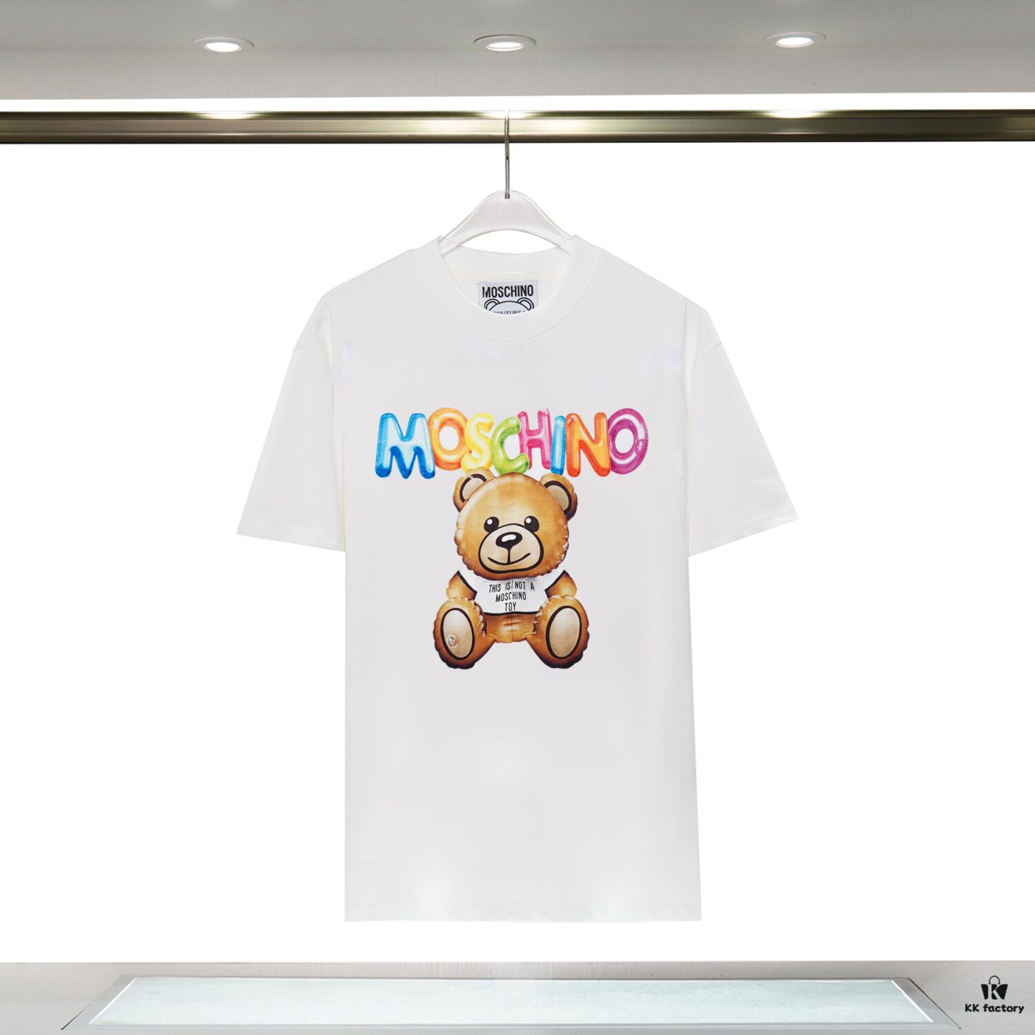 Q609#♈️ Premium Combed Double-Yarn Cotton MOSCHINO 23 Lunar New Year Limited Edition T-Shirt, 230gsm 32s Double-Ply Pure Cotton Fabric, Direct-to-Garment Printed Short-Sleeve Unisex Tee