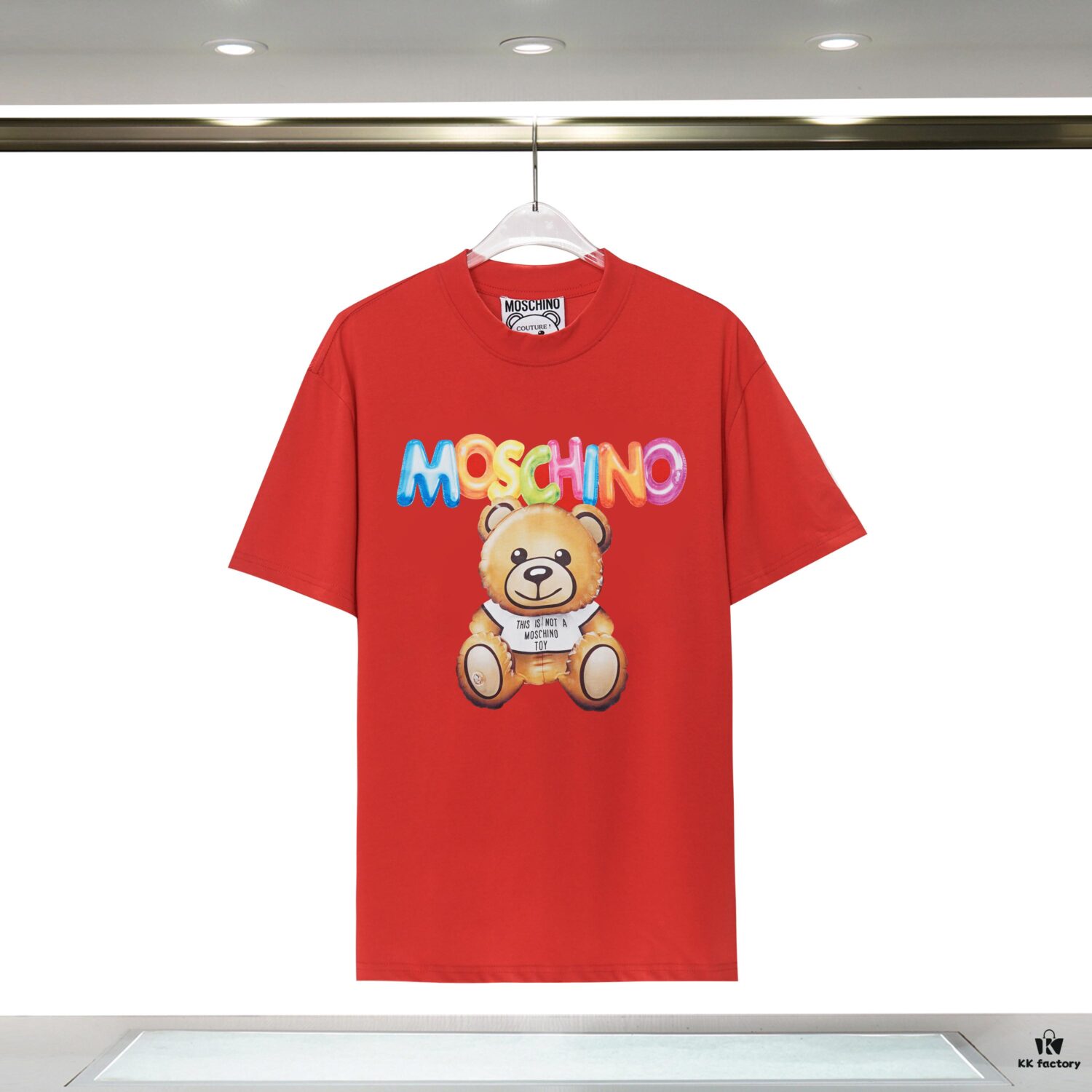 Q609#♈️ Premium Combed Double-Yarn Cotton MOSCHINO 23 Lunar New Year Limited Edition T-Shirt, 230gsm 32s Double-Ply Pure Cotton Fabric, Direct-to-Garment Printed Short-Sleeve Unisex Tee