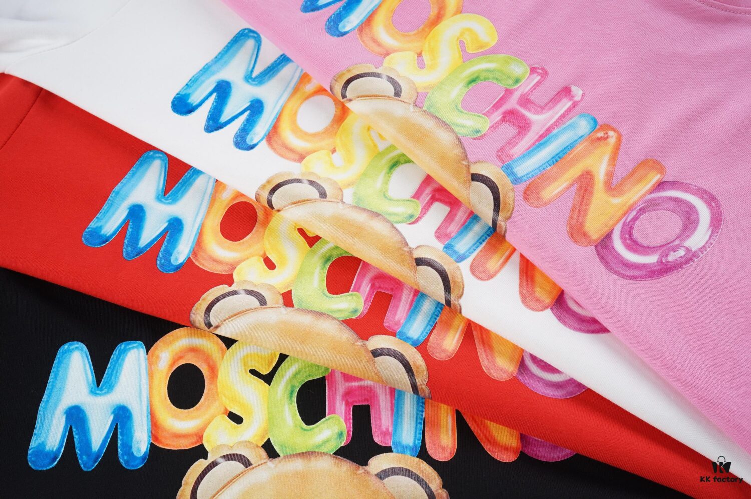 Q609#♈️ Premium Combed Double-Yarn Cotton MOSCHINO 23 Lunar New Year Limited Edition T-Shirt, 230gsm 32s Double-Ply Pure Cotton Fabric, Direct-to-Garment Printed Short-Sleeve Unisex Tee