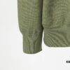 Winter New Round Neck Pullover Sweater 3066# - Classic McQueen Letter Jacquard, Stylish, High-End and Elegant, Thickened Comfortable Warm Clothing in Military Green