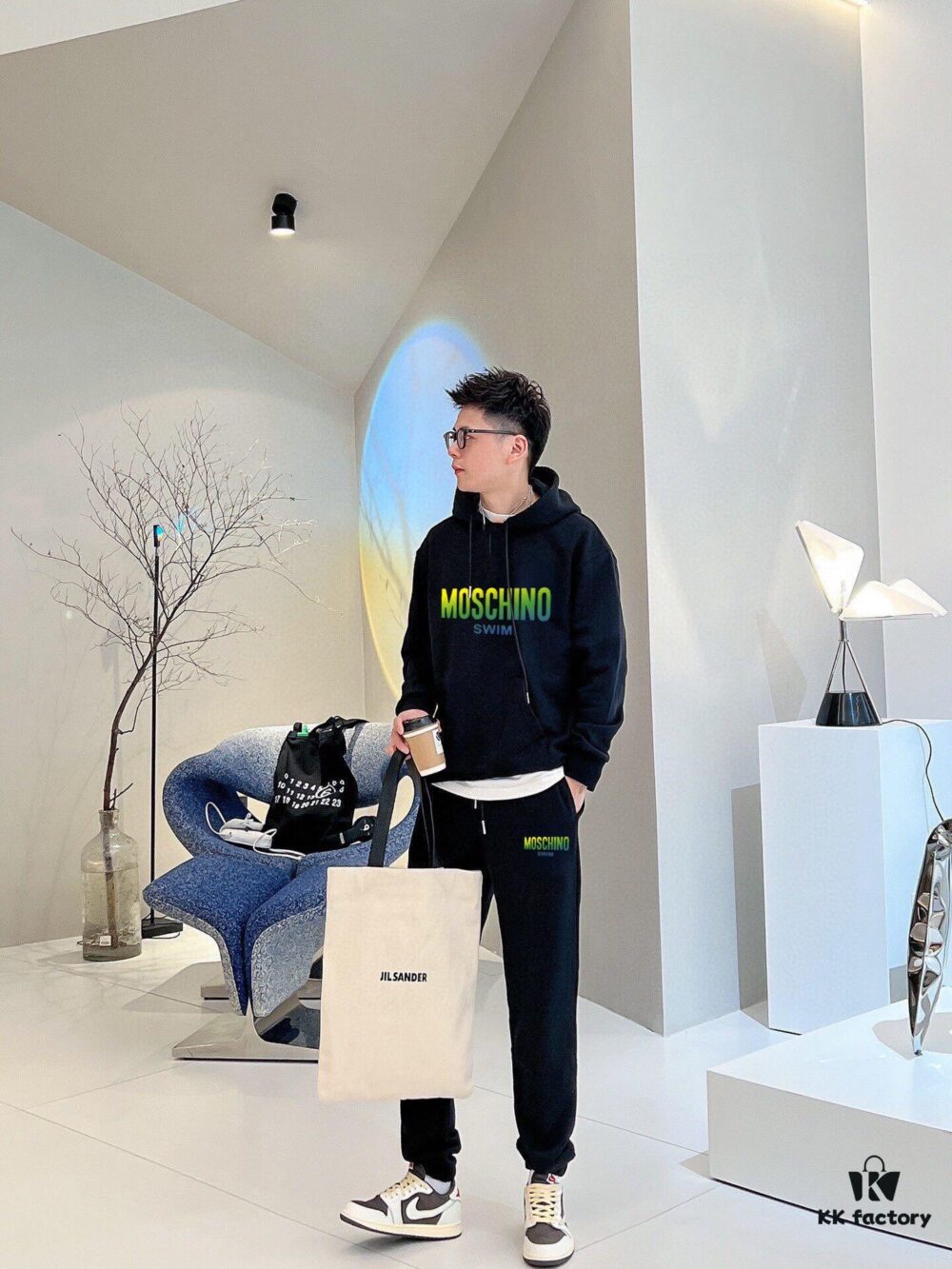 MOSCHINO (Gospel for the Plus-Sized) New 2024 Bestselling Sweatshirt Set – Official Website Original Version, Premium Natural Roman Cotton 100%, Elegant and Comfortable Unisex Design