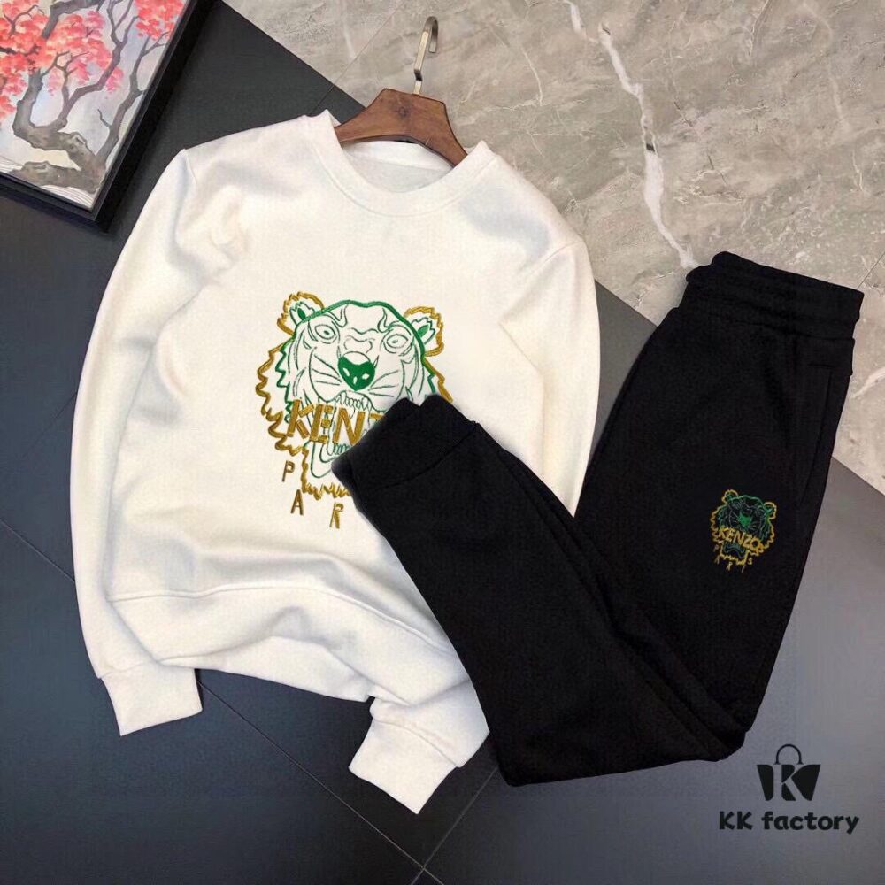 KENZO 2025 New Arrival Premium Sweatshirt Set – Natural High-Quality Roman Cotton, Elegant and Comfortable Fit, Original Design by Top Artists