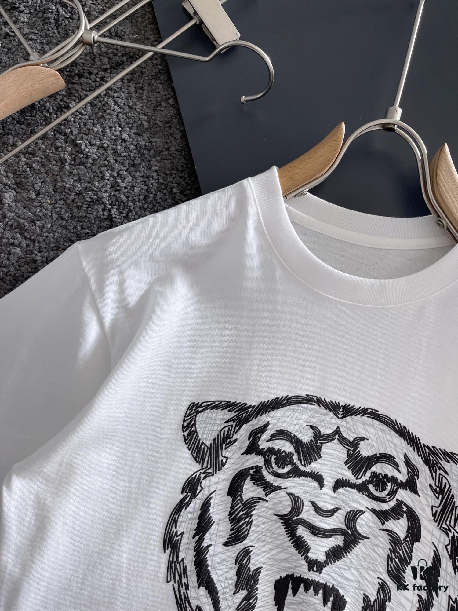 KENZO 2025 Latest Print Short Sleeve T-Shirt, High-Quality Cabinet Original Order, Top-Grade Craftsmanship with Imported Fabric