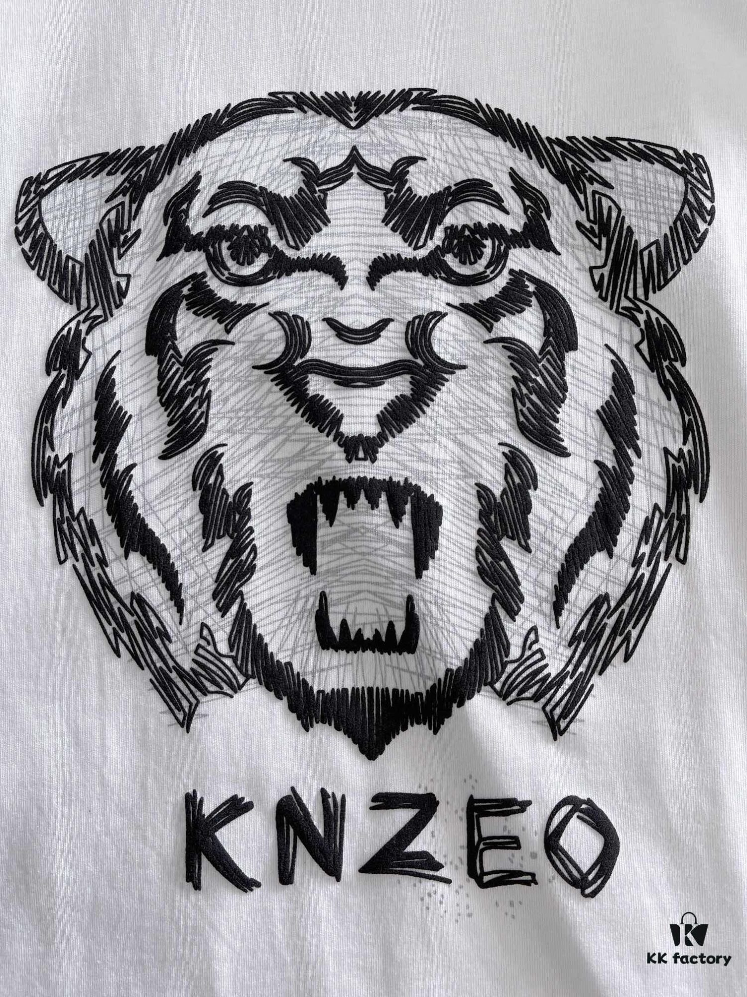 KENZO 2025 Latest Print Short Sleeve T-Shirt, High-Quality Cabinet Original Order, Top-Grade Craftsmanship with Imported Fabric