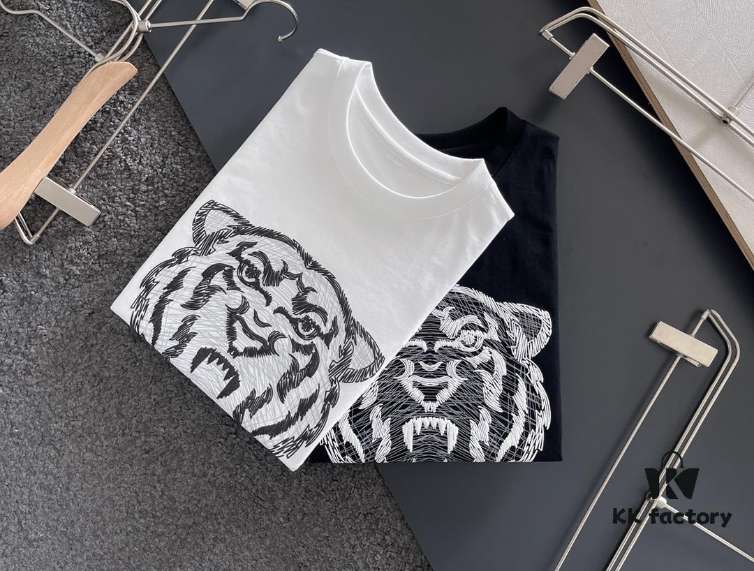 KENZO 2025 Latest Print Short Sleeve T-Shirt, High-Quality Cabinet Original Order, Top-Grade Manufacturing with Imported Fabric