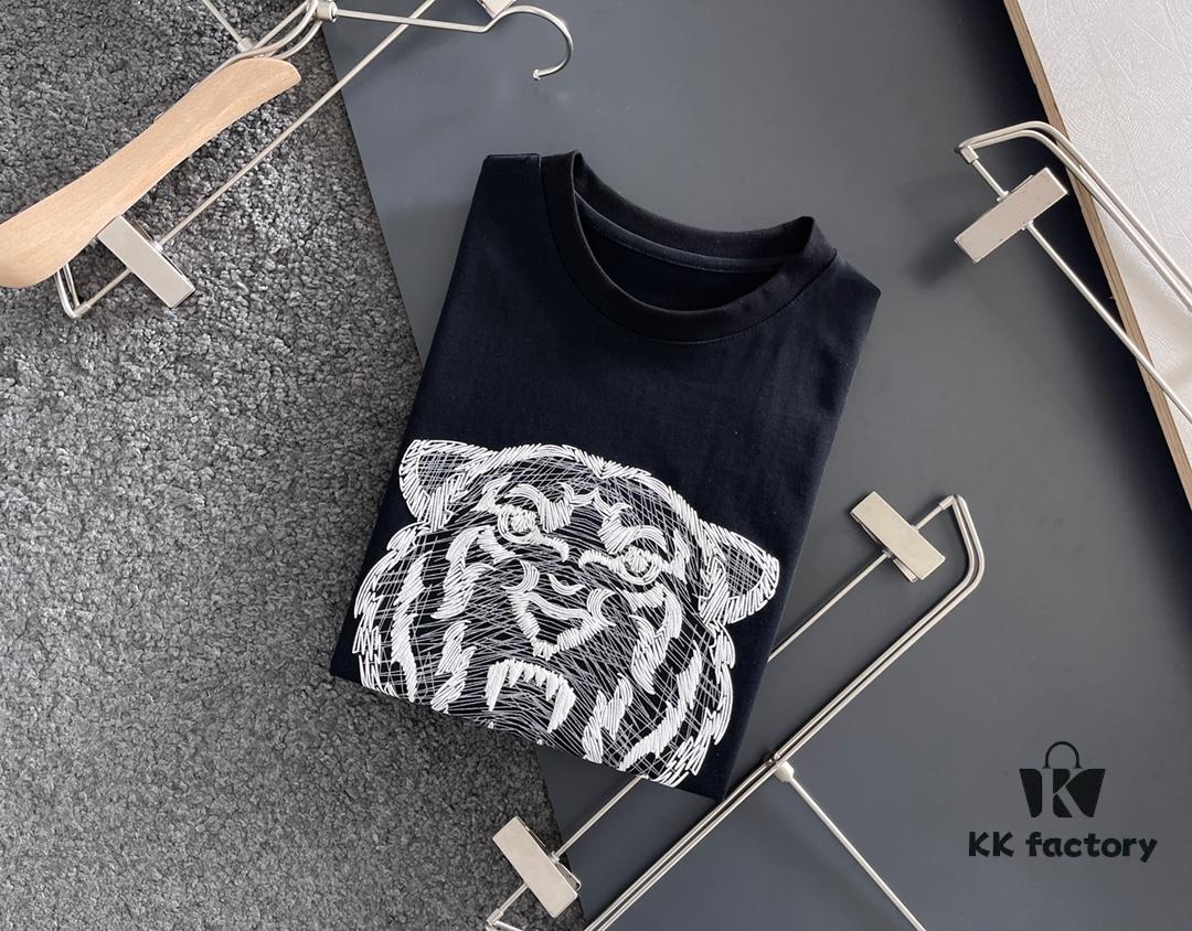 KENZO 2025 Latest Print Short Sleeve T-Shirt, High-Quality Cabinet Original Order, Top-Grade Manufacturing with Imported Fabric