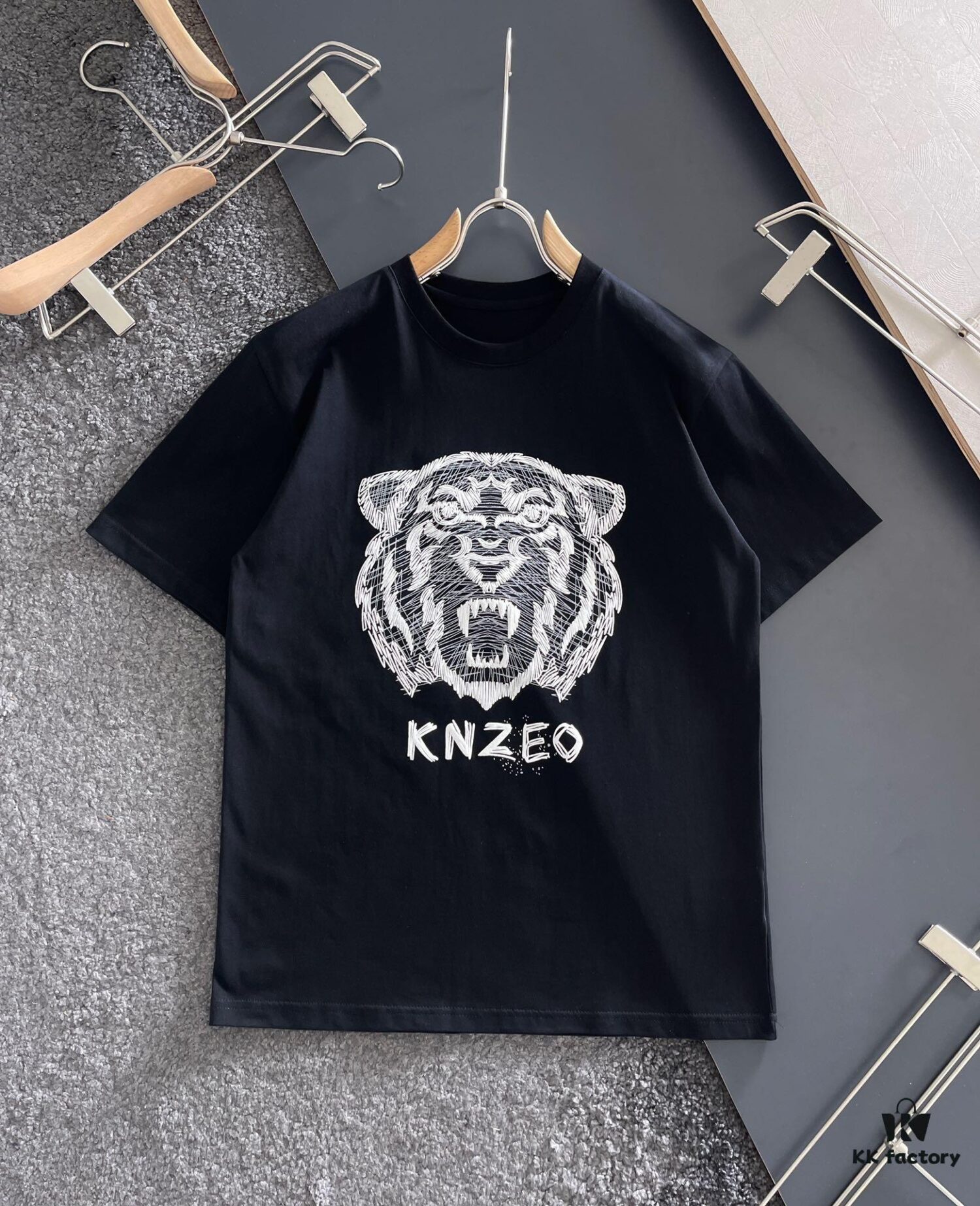 KENZO 2025 Latest Print Short Sleeve T-Shirt, High-Quality Cabinet Original Order, Top-Grade Manufacturing with Imported Fabric