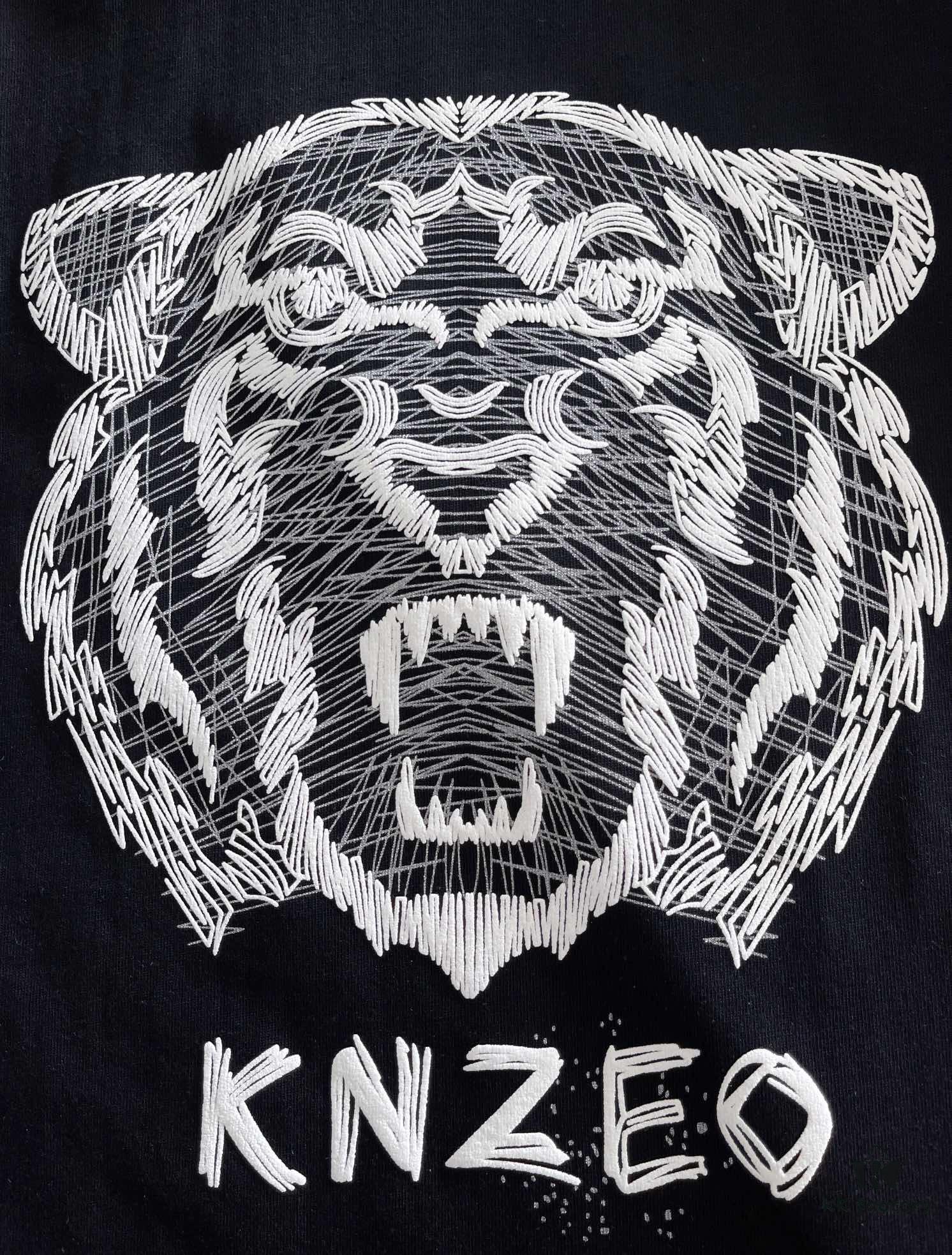 KENZO 2025 Latest Print Short Sleeve T-Shirt, High-Quality Cabinet Original Order, Top-Grade Manufacturing with Imported Fabric