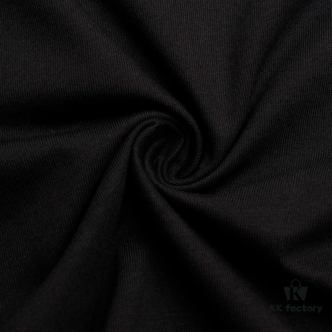 KENZO KZ 25 Early Spring New Arrival Black Label White Embroidered Letter Short Sleeve T-Shirt