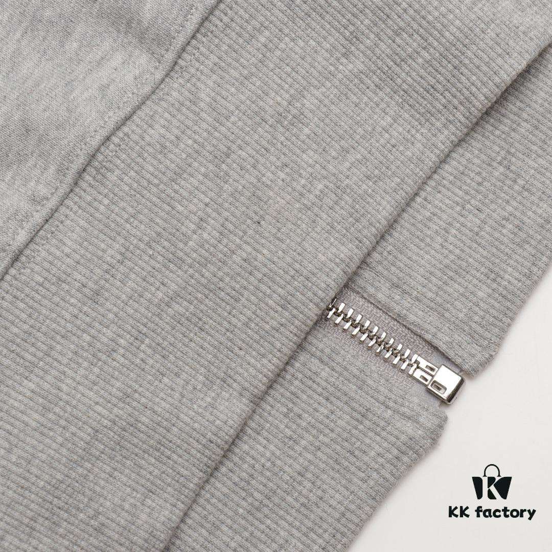 KENZO KZ 23FW Square Logo Hooded Zip-Up Sweatshirt