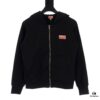 KENZO KZ 24 FW Square Logo Hooded Zip-Up Sweatshirt