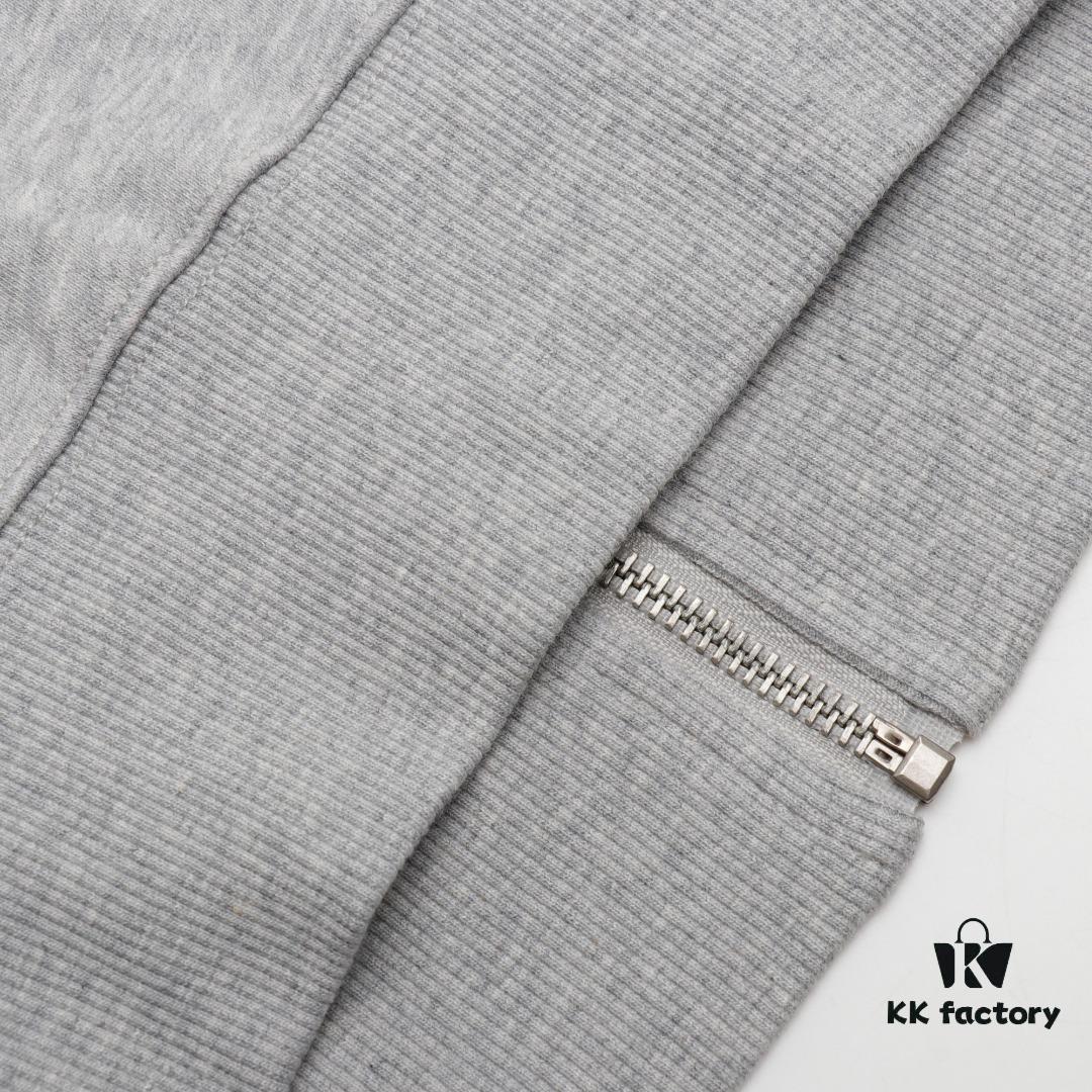 KENZO KZ 23FW Blue Floral Zip-Up Hoodie