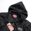 KENZO Takada KZ Windbreaker Series All-Over Letter Print Hidden Hood Zip-Up Jacket