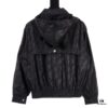 KENZO Takada KZ Windbreaker Series All-Over Letter Print Hidden Hood Zip-Up Jacket