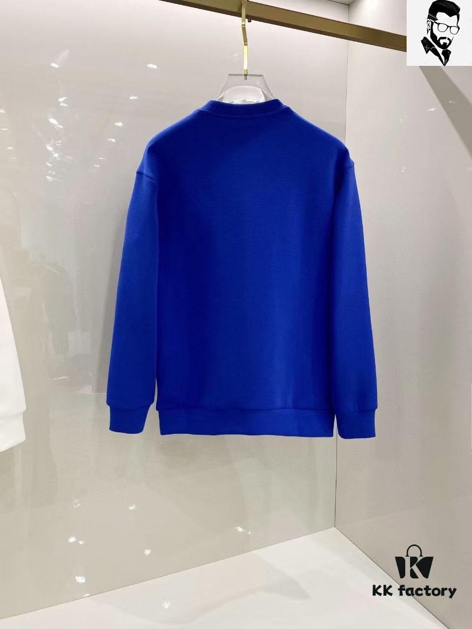 KENZO 2024 SS New Arrival Long Sleeve Crew Neck Sweatshirt for Men – Lightweight, Breathable Premium Tencel Roma Fabric, Soft and Comfortable with 3D Textured Design, Stylish Everyday Wear, Ideal Gift or Personal Choice