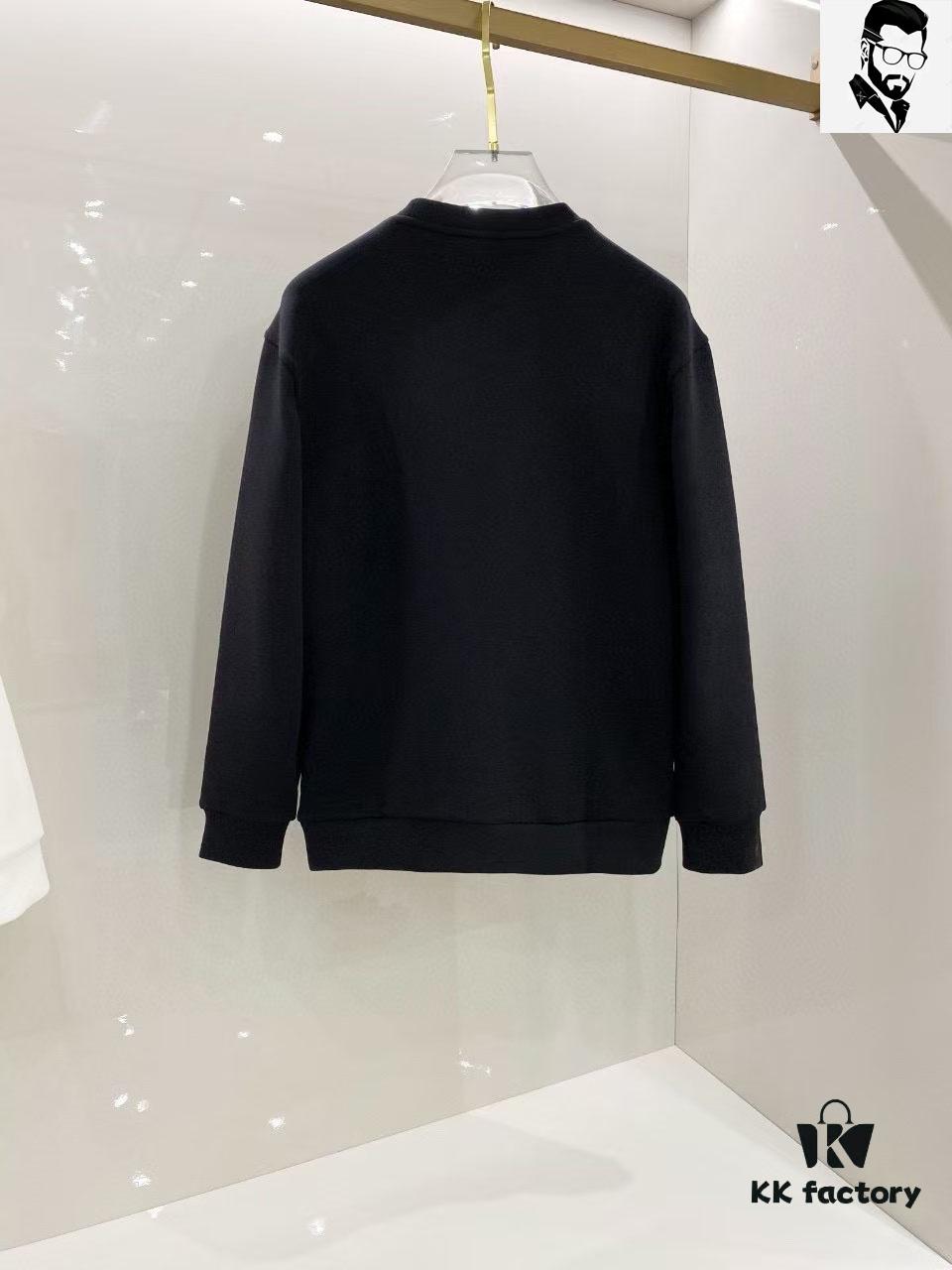 KENZO 2024 SS New Arrival Long Sleeve Crew Neck Sweatshirt for Men – Lightweight, Breathable Premium Tencel Roma Fabric, Soft and Comfortable with 3D Textured Design, Stylish Everyday Wear, Ideal Gift or Personal Choice