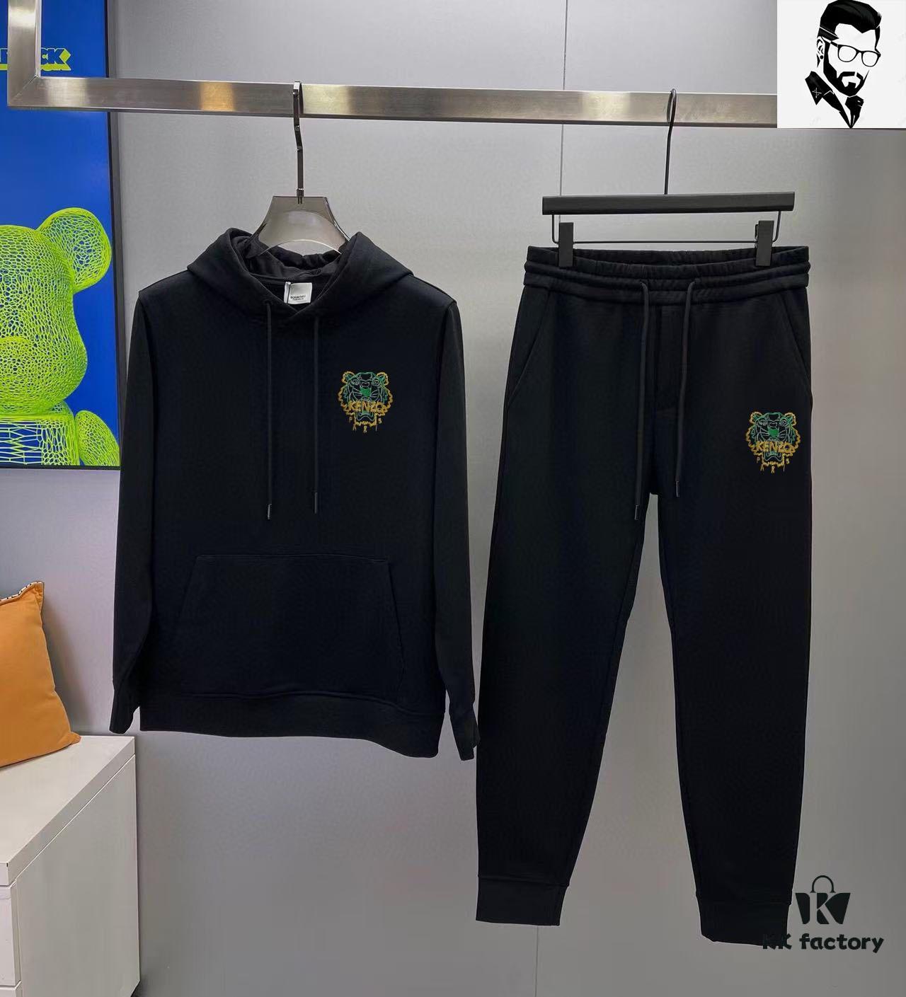 KENZO 2024 New Arrival Premium Sweatshirt Set – Crafted from 100% Natural High-Quality Roman Cotton, Perfect Fit Design by Top Fashion Designers, Elegant Metal Hardware, Comfortable and Luxurious – Ideal for All Body Types