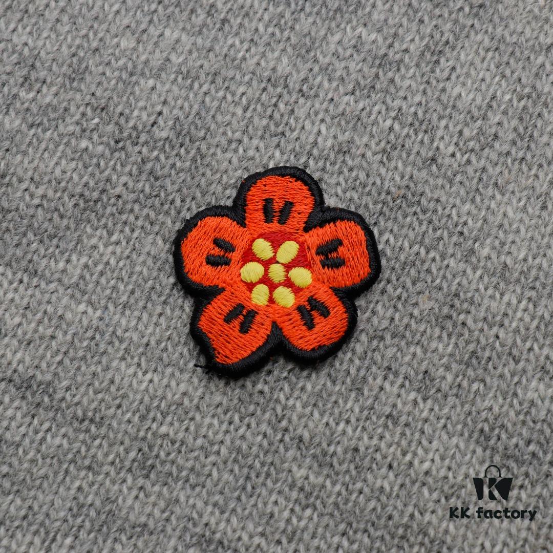 Kenzo KZ 23FW BOKE Floral Sweater Knit Cardigan