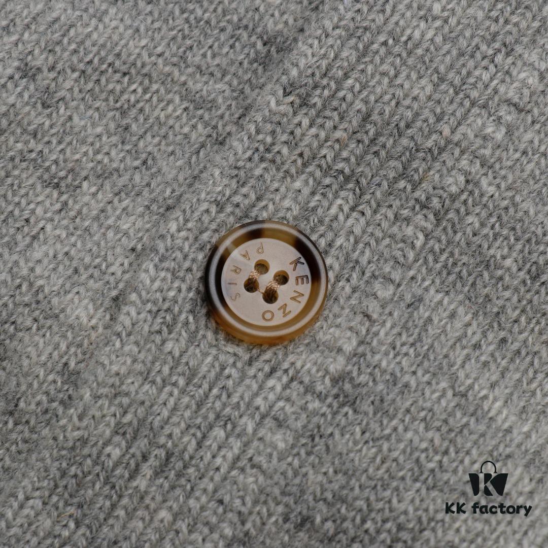 Kenzo KZ 23FW BOKE Floral Sweater Knit Cardigan