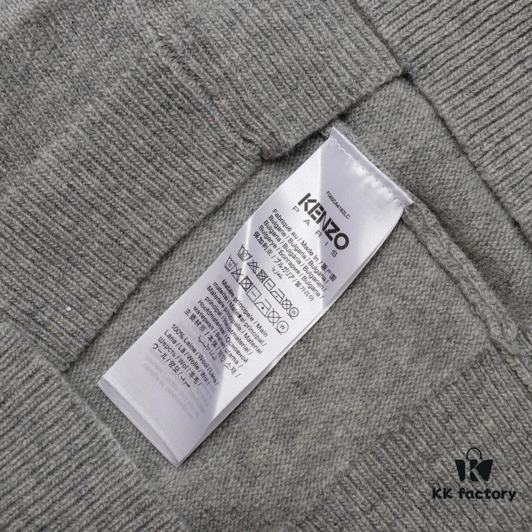 Kenzo KZ 23FW BOKE Floral Sweater Knit Cardigan