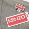 KENZO Begonia Flower V-Neck Solid Color Embroidered Logo Unisex Knit Cardigan
