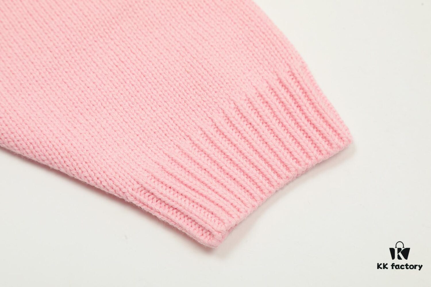 KENZO Begonia Flower V-Neck Solid Color Embroidered Logo Unisex Knit Cardigan