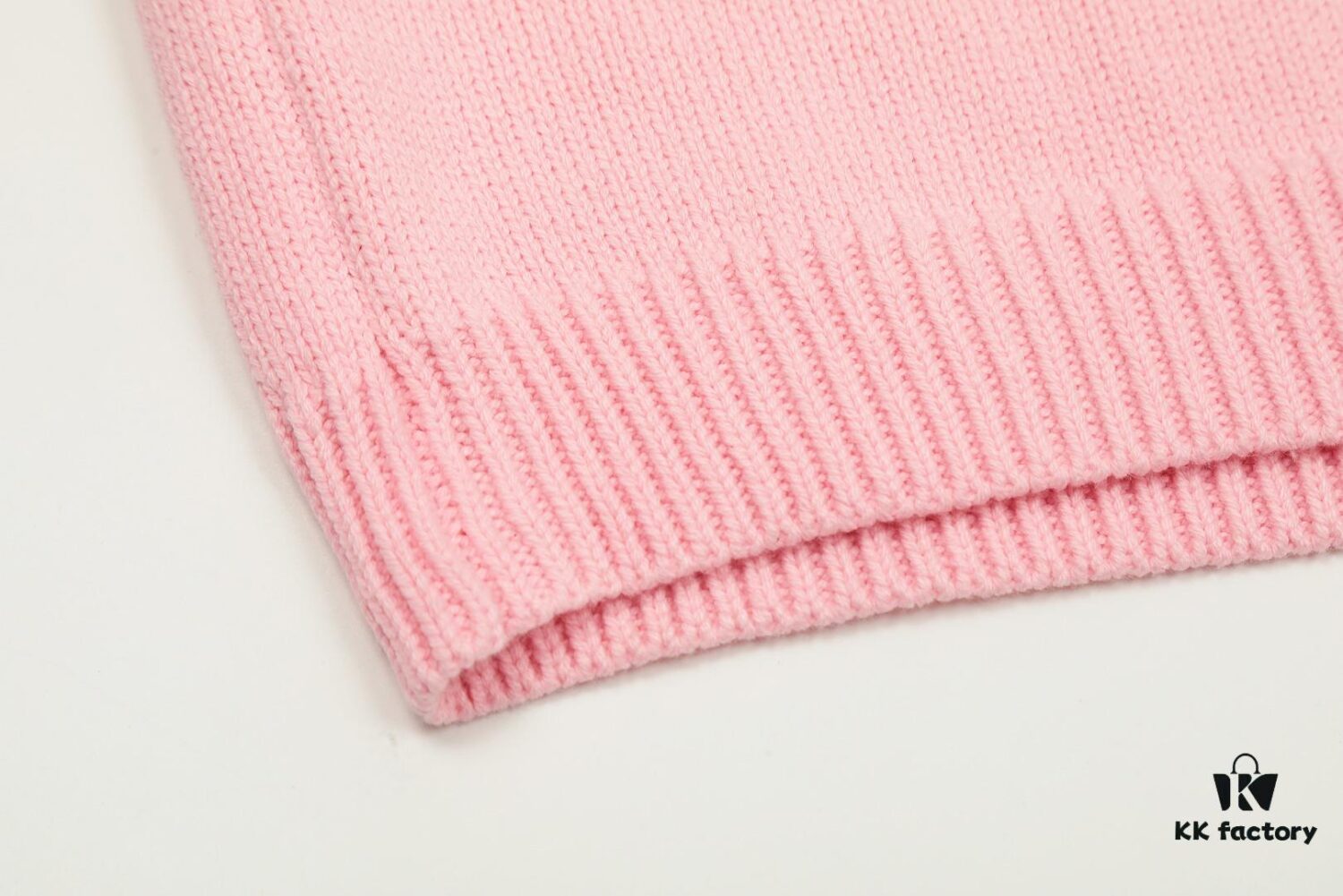 KENZO Begonia Flower V-Neck Solid Color Embroidered Logo Unisex Knit Cardigan