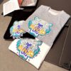 KENEO Classic Tiger Head with Letter Design, Heavy Embroidery Craft, 420g Crew Neck with Excellent 3D Effect, Unbeatable Color Combination