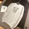 Kenzo Elephant Silicone Patterned 420g Crew Neck Sweatshirt, Unisex Style, Essential for Fall and Winter