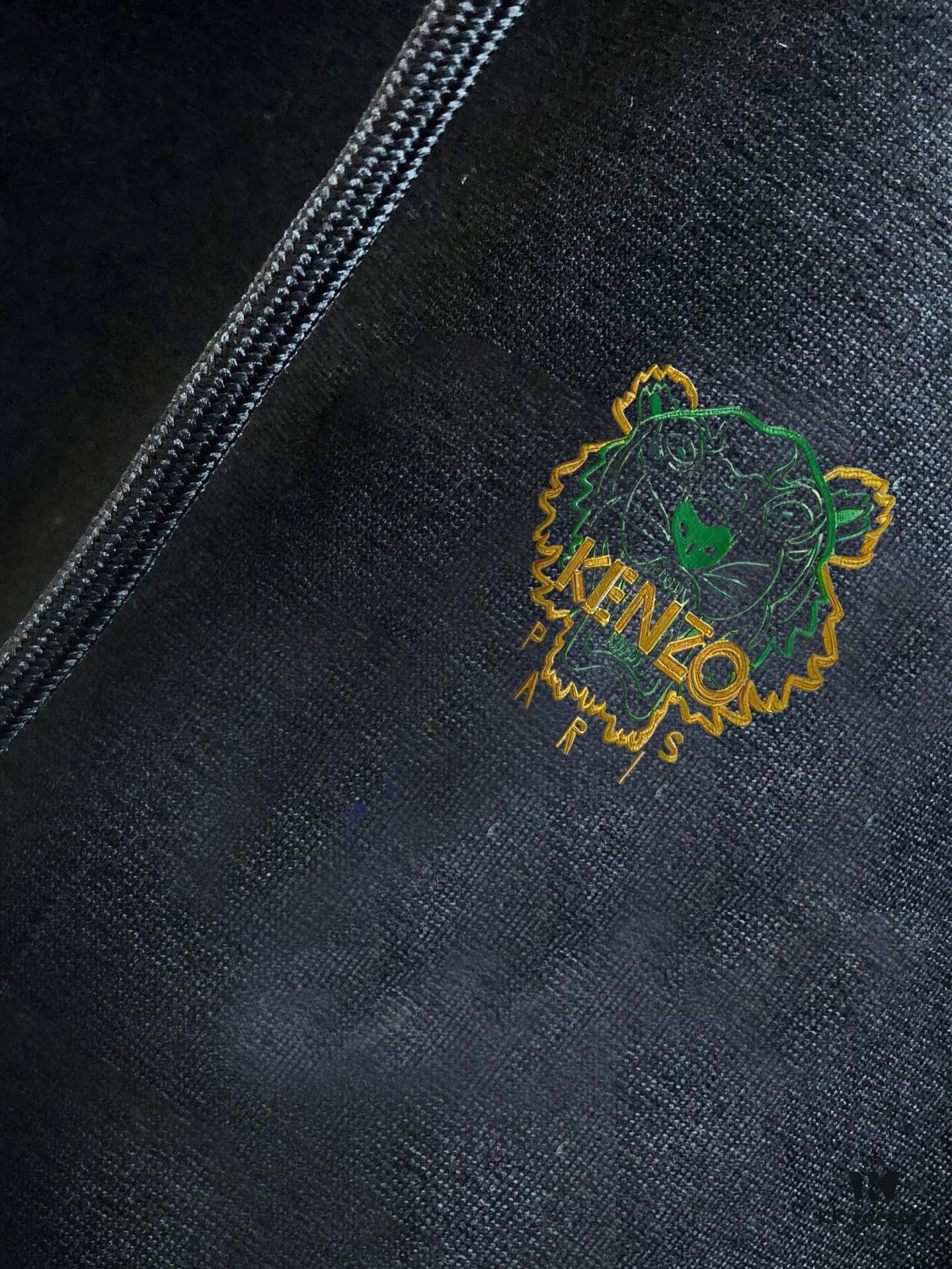 KENZO 2024 New Arrival Cardigan Sweatshirt Set, Premium 100% Natural Roman Cotton, Elegant and Comfortable Unisex Design