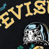 Evisu 2025 New Year God Printed T-Shirt High-Quality Version Premium 300g Double-Yarn Cotton Unisex Loose Fit