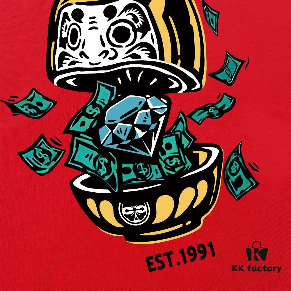 Evisu 2025 New Year God Print T-Shirt High Version   Premium Quality   300g Double-Yarn Pure Cotton Fabric Unisex Loose Fit