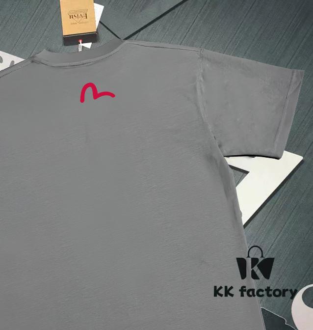 Evisu Fortune God 2025 New Print T-Shirt High Version   Premium Quality   300g Double-Yarn Pure Cotton Fabric Unisex Loose Fit